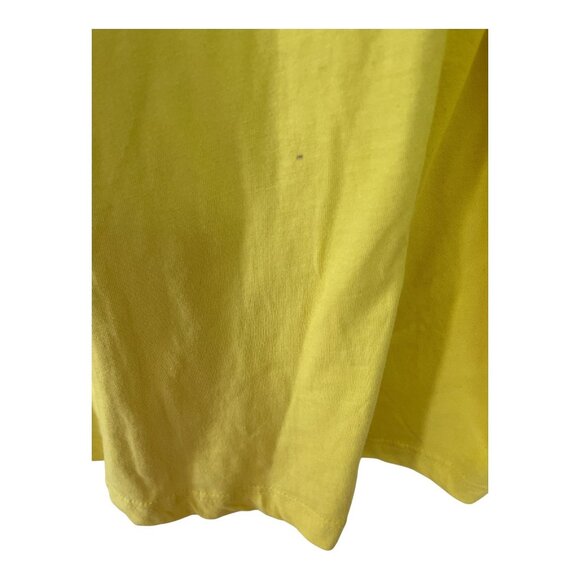 Y2K Akademiks Oversized Yellow T-Shirt – Vintage 2000s Hip Hop Streetwear – 3XL - Picture 7 of 7